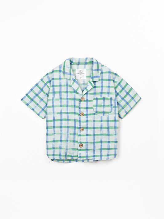 Camicia con motivo a quadri - Camicie - PLAYUP