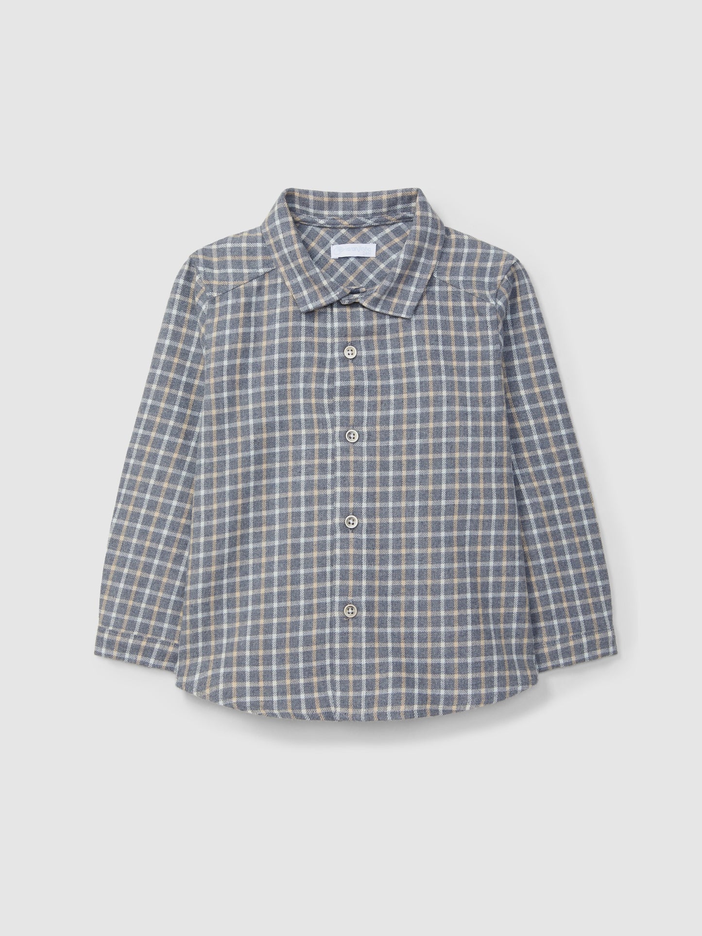 Camicia a quadri in cotone biologico - Camicie - Laranjinha