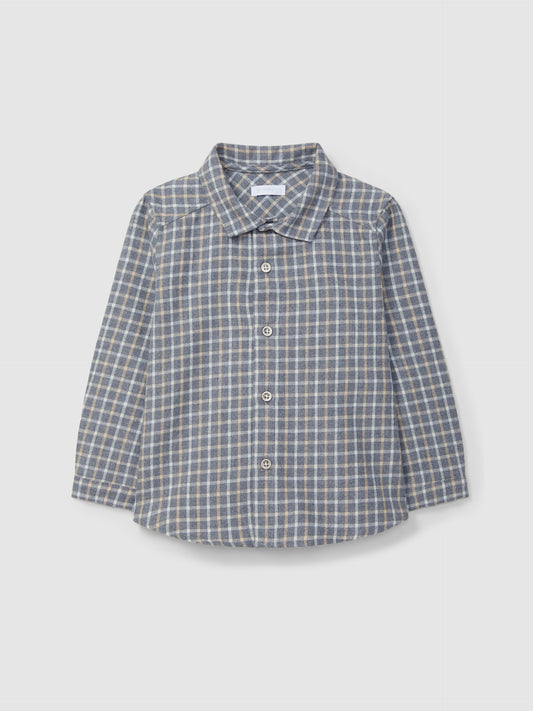 Camicia a quadri in cotone biologico - Camicie - Laranjinha