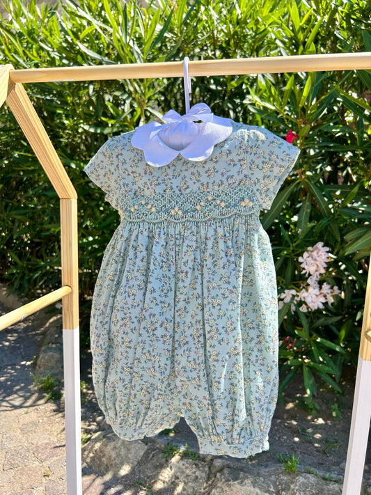 Pagliaccetto fiori green - PAGLIACCETTO - LES ENFANT DE GISELLE
