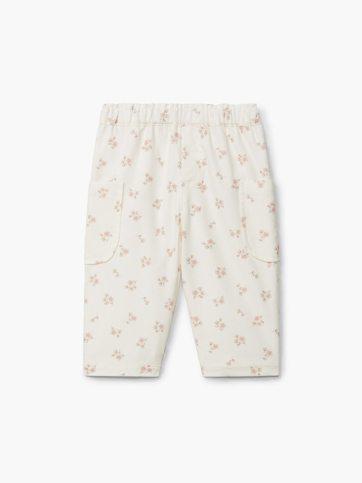 Pantaloni velluto a fiori - Pantaloni - WEDOBLE