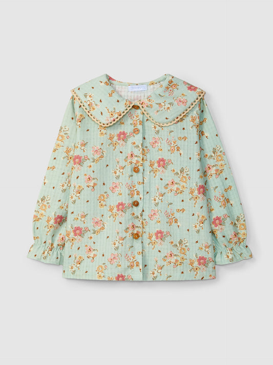Camicia a fiori acqua - Camicie - Laranjinha
