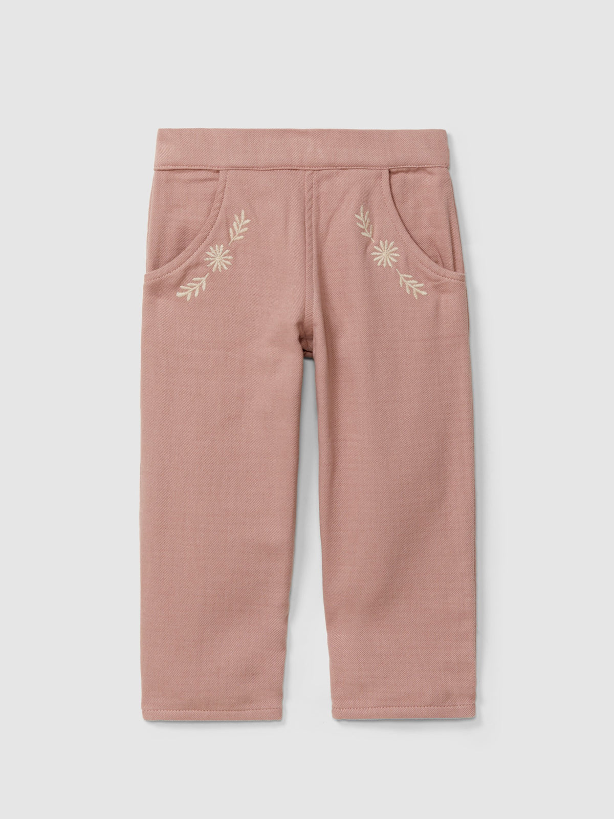 Pantaloni con dettagli ricamati - Pantaloni - Laranjinha