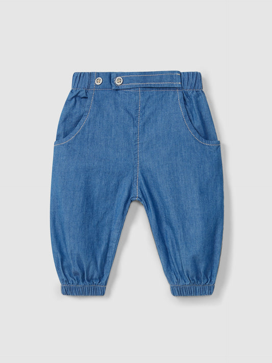 Mini jeans con elastico - Pantaloni - Laranjinha
