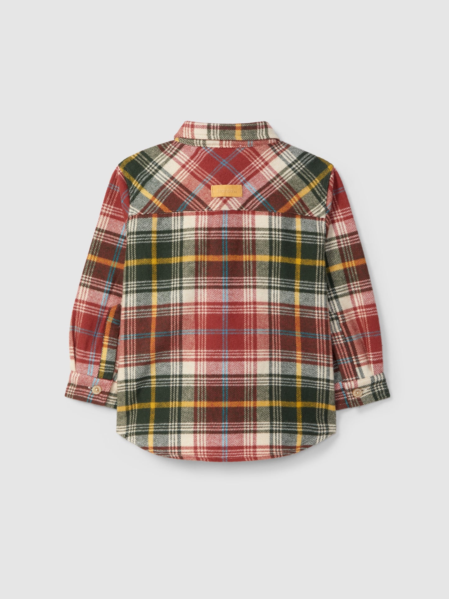 Camicia a quadri in flanella con tasca - Camicie - Laranjinha