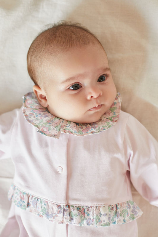 Tutina con dettagli fantasia liberty - TUTINA - DEOLINDA