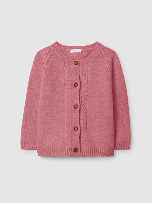 Cardigan lavorato a treccia - Maglieria - Laranjinha