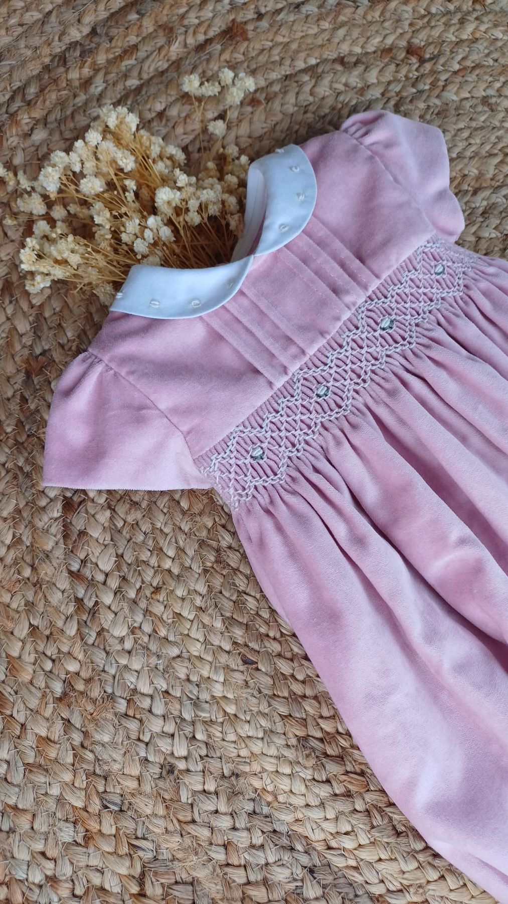 Pagliaccetto in velluto collo tondo - LES ENFANT DE GISELLE