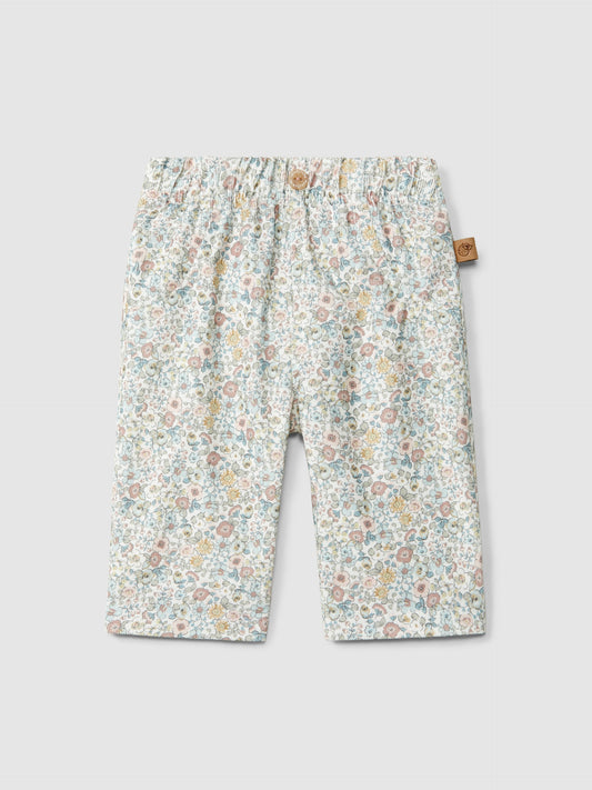 Pantaloni in velluto stampa fiorellini - Pantaloni - Laranjinha