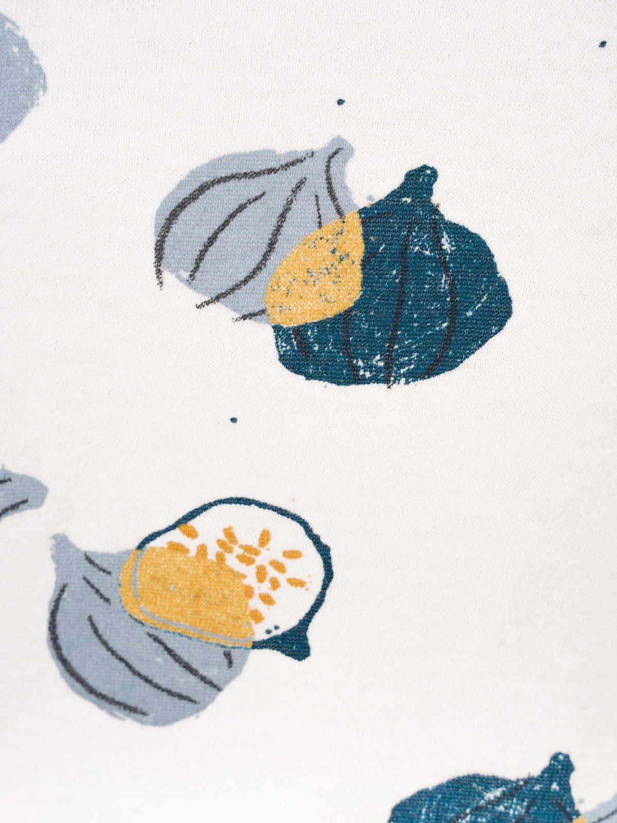 T-shirt di maglina con stampa di fichi - T-Shirt e Polo - PLAYUP