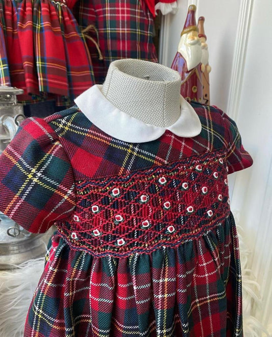 Abito in pura lana tartan - Abiti - LES ENFANT DE GISELLE