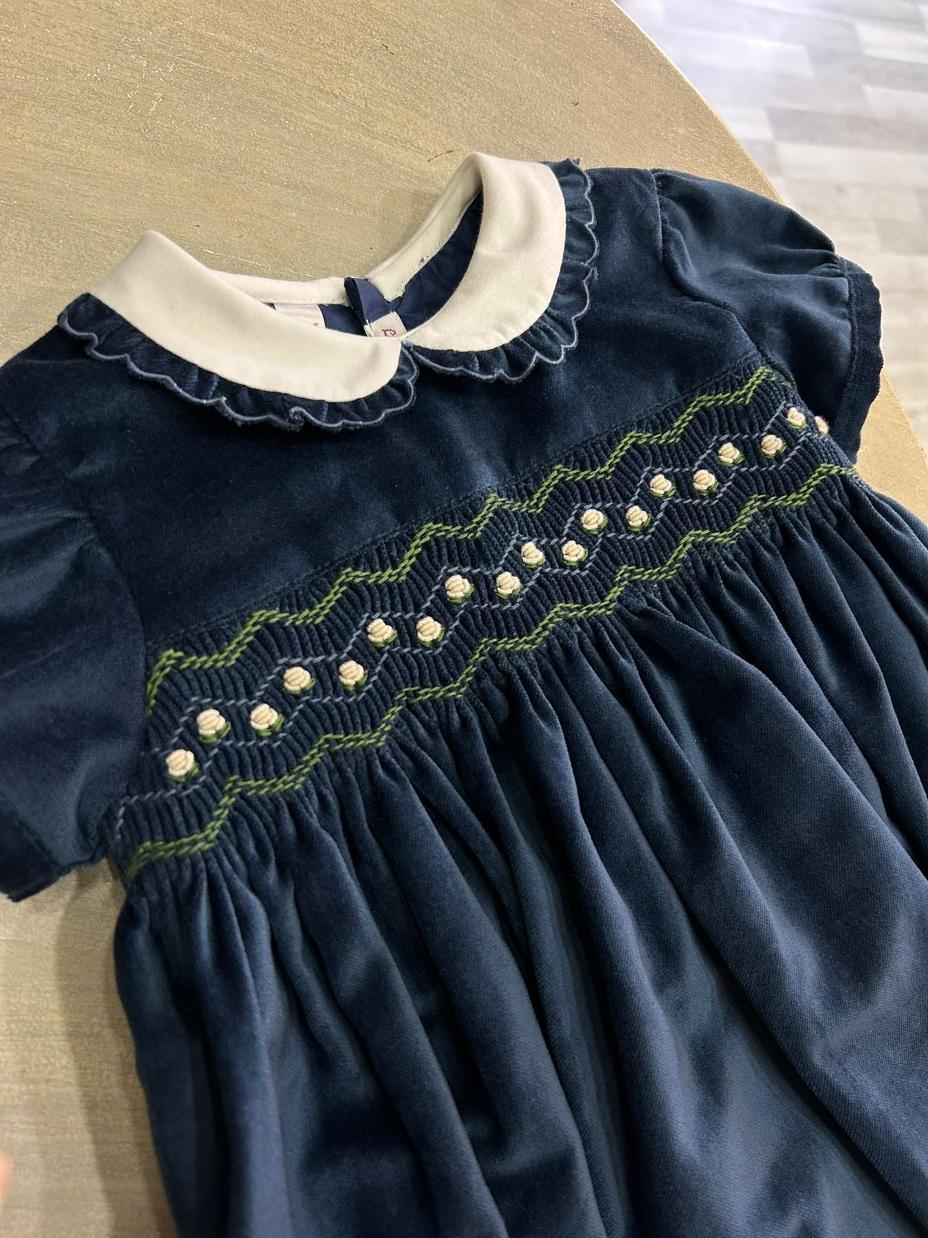 Abito velluto blu - Abiti - LES ENFANT DE GISELLE